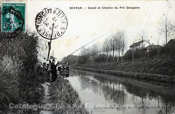 SEVRAN - Canal et Chemin du Pré Desgains